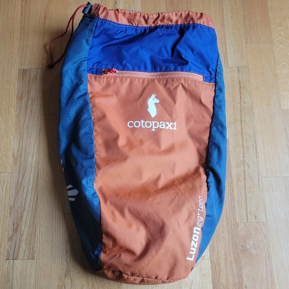 cotopaxi Handbags - Cotopaxi Luzon Eighteen 18 L Del Dia Pack Daypack Backpack Unisex Orange Blue
